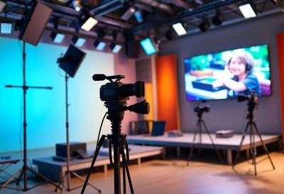 broadcasting production concept