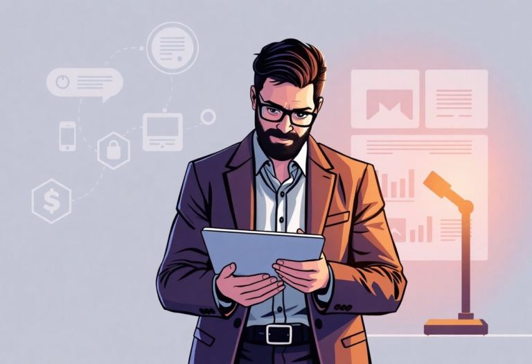 digital entrepreneur. Concept