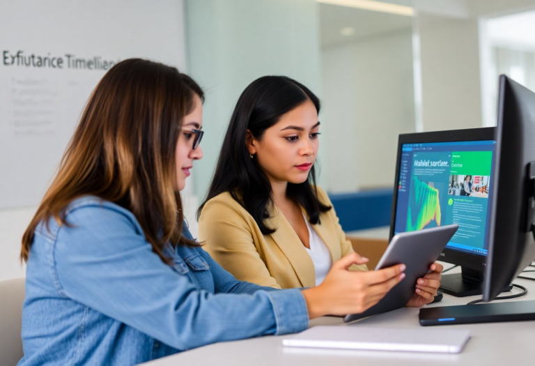 hispanic women on technology