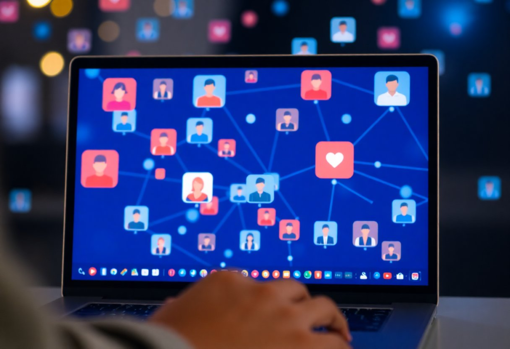 online content in social network