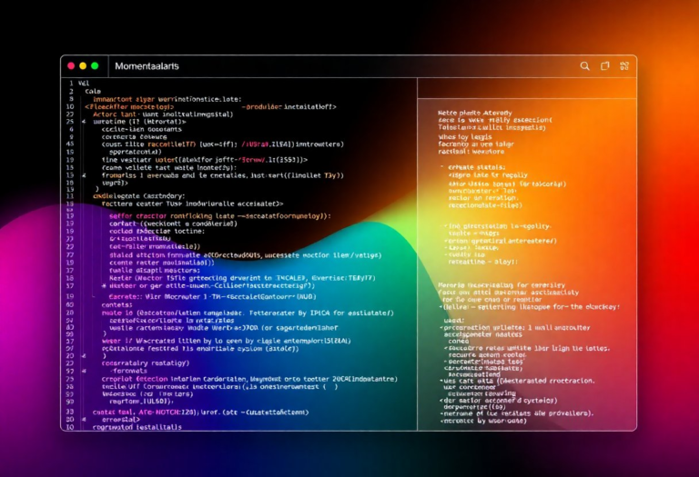 website Python code representation
